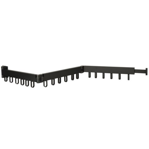 Składana Suszarka Ścienna Loft – Teleskopowy Wieszak 123 cm – 18 Haczyków