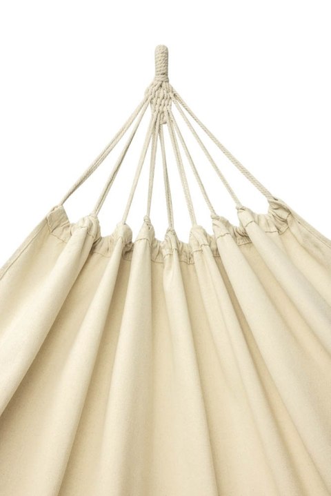 Hamak Ogrodowy Brazylijski Boho – 200 cm – Ecru – Max 120 kg + Akcesoria