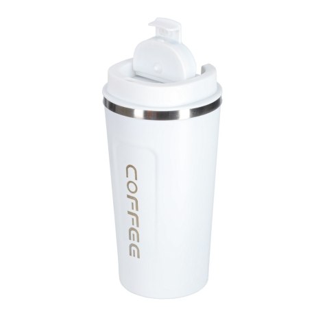 Inteligentny Kubek Podróżny z Wyświetlaczem LED 500ml – Smart Termos – Biały