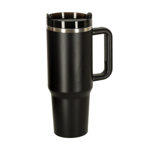 Gigantyczny Kubek Termiczny 1,2L z Uchwytem i Słomką – Stanley Style – Czarny