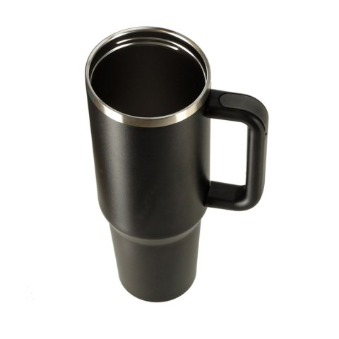 Gigantyczny Kubek Termiczny 1,2L z Uchwytem i Słomką – Stanley Style – Czarny