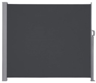 Markiza Boczna Tarasowa LUARO – Parawan Zwijany 160 x 300 cm – Szary Grafit