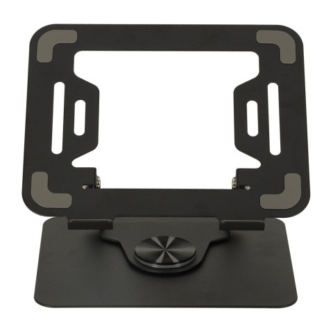 Obrotowa Podstawka pod Laptopa 360° – Ergonomiczny Stolik Regulowany – Czarny Metal