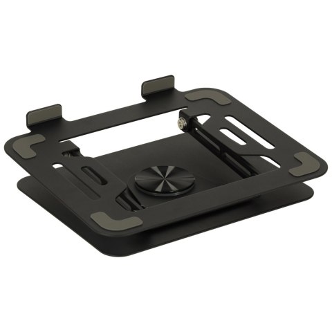 Obrotowa Podstawka pod Laptopa 360° – Ergonomiczny Stolik Regulowany – Czarny Metal