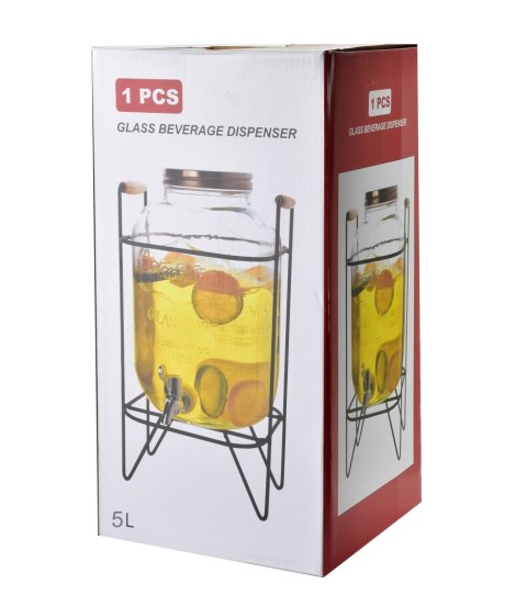 MODERN KITCHEN Słój z kranikiem 5 L na stelażu – Allesken