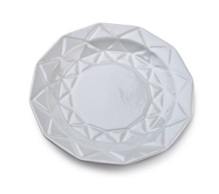 Talerz Deserowy ADEL GREY 19,5 cm – Szara Ceramika, Styl Modern & Glamour