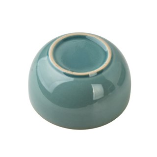 Ceramiczna Miska BASIC NATURE 14 cm 600 ml – Morski Błękit, Styl Rękodzielniczy