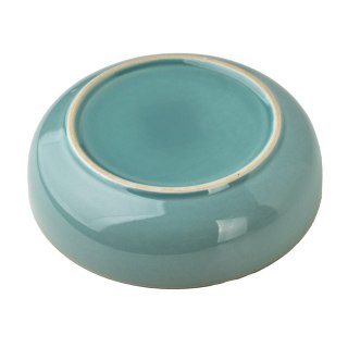 Ceramiczna Miska do Zupy BASIC NATURE 22 cm 800 ml – Morski Teal i Piaskowy Beż