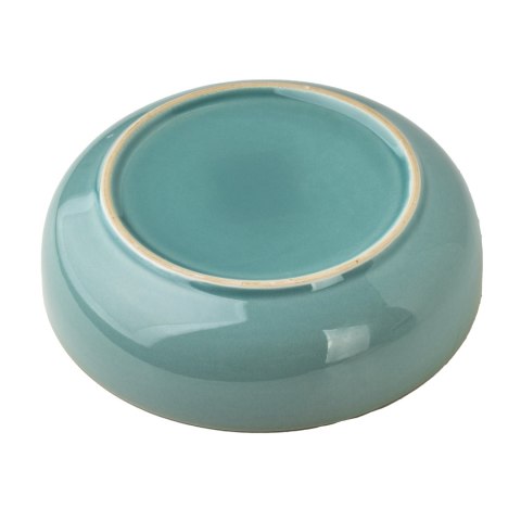 Ceramiczna Miska do Zupy BASIC NATURE 22 cm 800 ml – Morski Teal i Piaskowy Beż