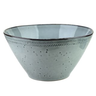 Ceramiczna Miska BASIC NATURE 23 cm 2L – Głęboki Granat, Styl Rzemieślniczy