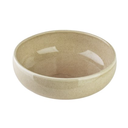 Ceramiczna Miska BASIC NATURE 17 cm 510 ml – Styl Rękodzielniczy, Kształt Beczułki
