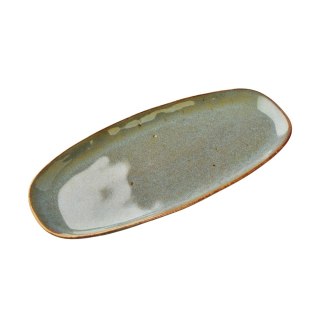 Półmisek Ceramiczny BASIC NATURE 26,7 cm – Szary, Styl Rękodzielniczy