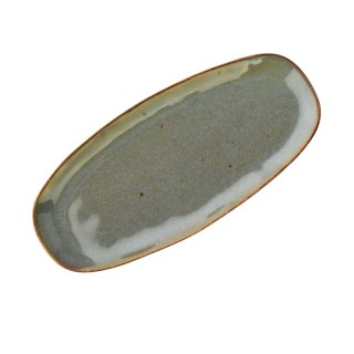 Półmisek Ceramiczny BASIC NATURE 26,7 cm – Szary, Styl Rękodzielniczy