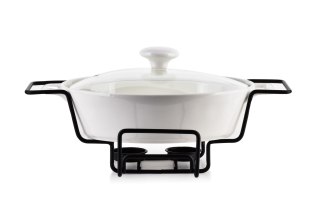 MODERN KITCHEN Naczynie z podgrzewaczem 1,1 L – Biała Kamionka, Allesken