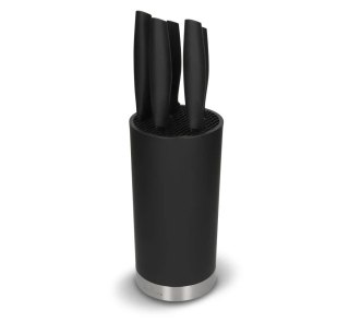 Noże w bloku ZWIEGER VIRTU – Komplet 5 sztuk, Stal Nierdzewna, Black Design
