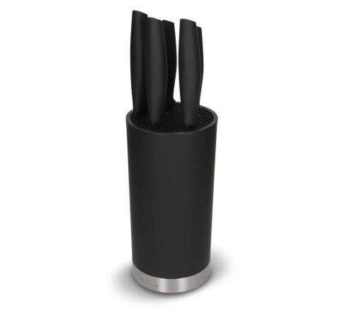 Noże w bloku ZWIEGER VIRTU – Komplet 5 sztuk, Stal Nierdzewna, Black Design